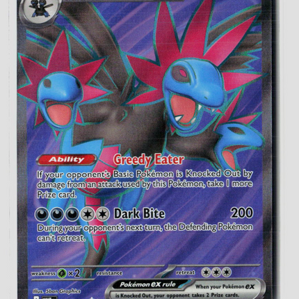 Pokemon 2025 White Flare Hydreigon EX UR FA #161/86