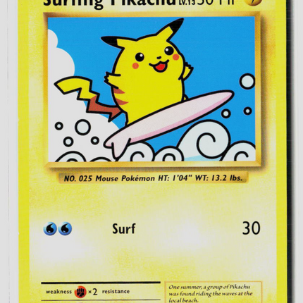 Pokemon 2016 Evolutions Surfing Pikachu #111/108