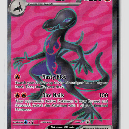 Pokemon 2026 Mega Evolution – Perfect Order Salazzle EX UR FA #101/88