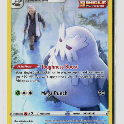 Pokemon 2022 Astral Radiance Abomasnow CHR #TG01/TG30