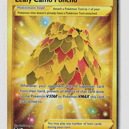 Pokemon 2022 Silver Tempest Leafy Camo Poncho UR HR #214/195