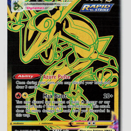 Pokemon 2022 Silver Tempest Rayquaza VMAX UR #TG29/TG30