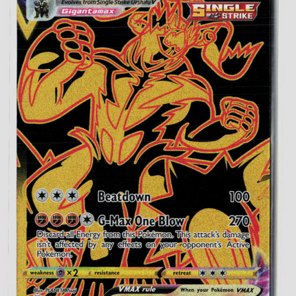 Pokemon 2022 Brilliant Stars Single Strike Urshifu VMAX #TG29/TG30