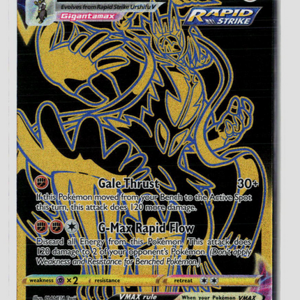 Pokemon 2022 Brilliant Stars Rapid Strike Urshifu VMAX FA CSR #TG30/TG30