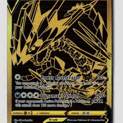 Pokemon 2021 Shining Fates Eternatus V UR FA #SV121/SV122