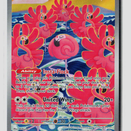 Pokemon 2023 Paldea Evolved Flamigo #227/193