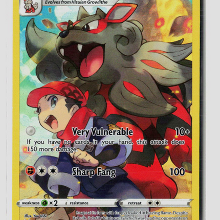 Pokemon 2022 Silver Tempest Hisuian Arcanine CHR #TG08/TG30