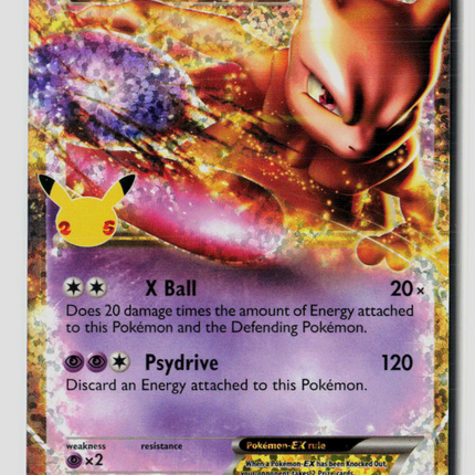 Pokemon 2021 Celebrations Mewtwo-EX #54/99