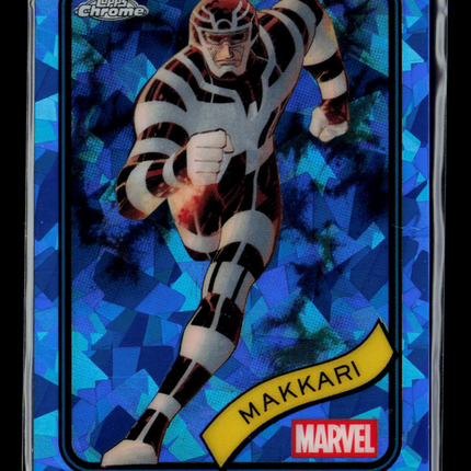2025 Topps Chrome Marvel Sapphire Makkari #114