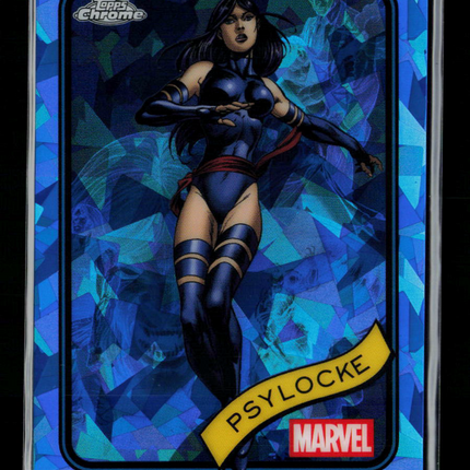 2025 Topps Chrome Marvel Sapphire Psylocke Betsy Braddock #135