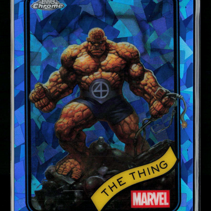 2025 Topps Chrome Marvel Sapphire Ben Grimm The Thing #109