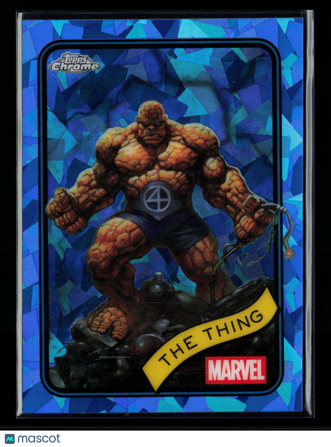 2025 Topps Chrome Marvel Sapphire Ben Grimm The Thing #109