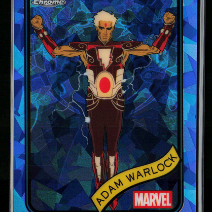 2025 Topps Chrome Marvel Sapphire Adam Warlock #144