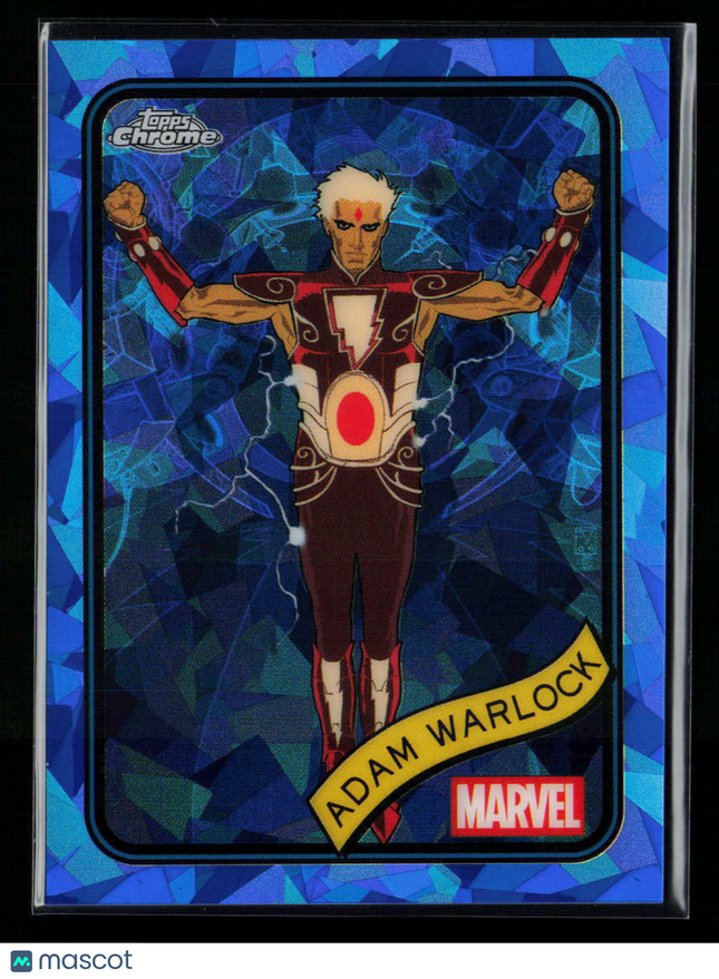 2025 Topps Chrome Marvel Sapphire Adam Warlock #144