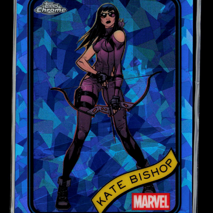 2025 Topps Chrome Marvel Sapphire Kate Bishop #72