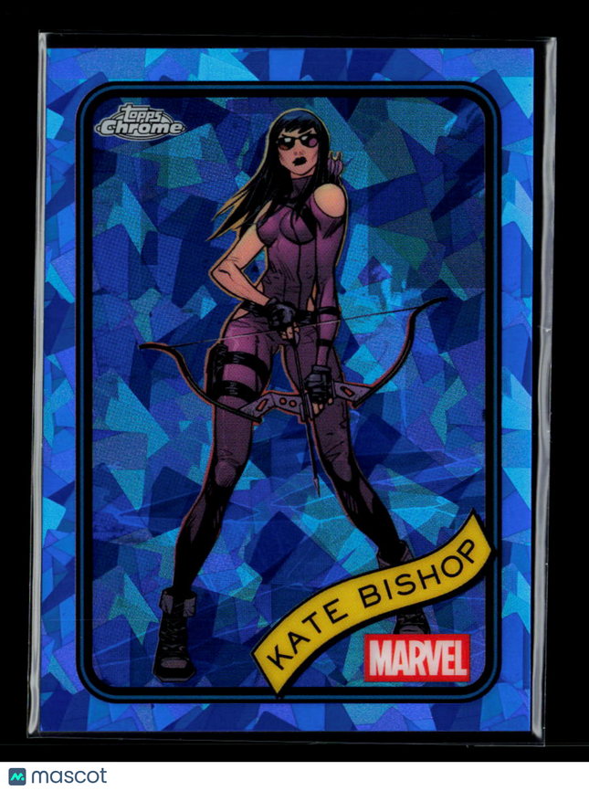 2025 Topps Chrome Marvel Sapphire Kate Bishop #72