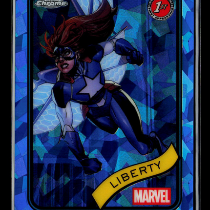 2025 Topps Chrome Marvel Sapphire Liberty 1st Appearance #198