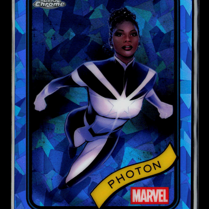 2025 Topps Chrome Marvel Sapphire Photon Monica Rambeau #24
