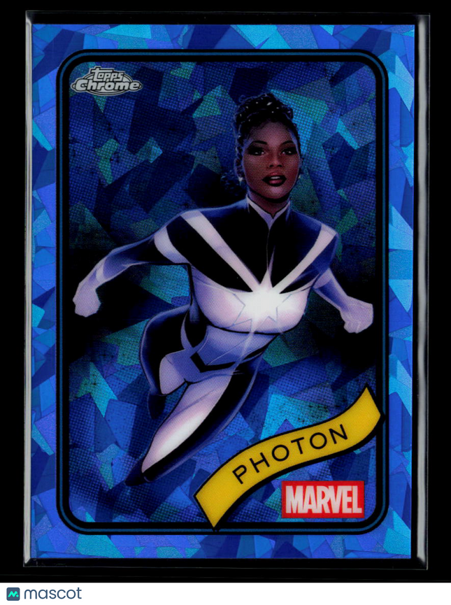 2025 Topps Chrome Marvel Sapphire Photon Monica Rambeau #24
