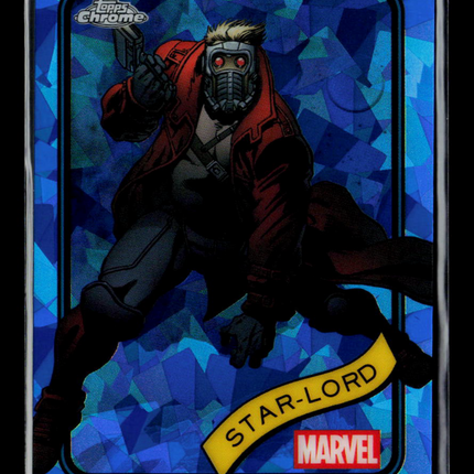 2025 Topps Chrome Marvel Sapphire Star-Lord Peter Quill #104