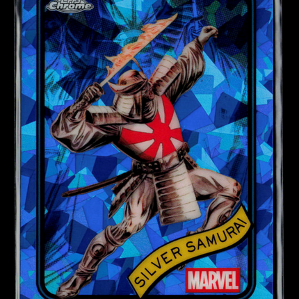 2025 Topps Chrome Marvel Sapphire Silver Samurai #59