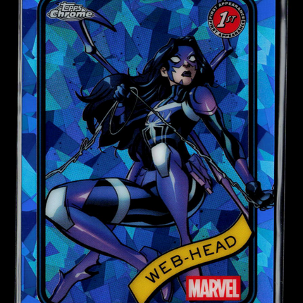 2025 Topps Chrome Marvel Sapphire Web-Head 1st Appearance #32