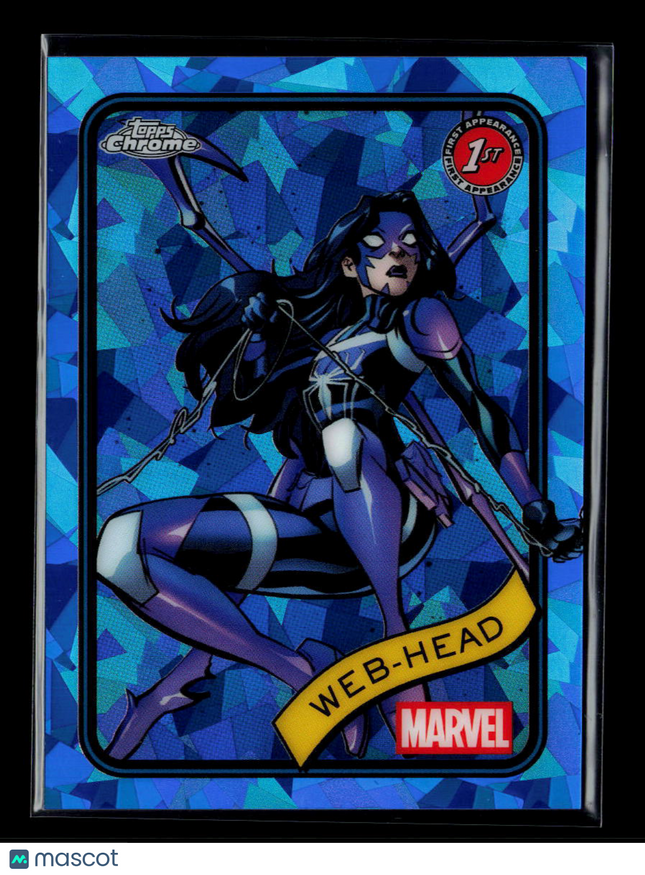 2025 Topps Chrome Marvel Sapphire Web-Head 1st Appearance #32