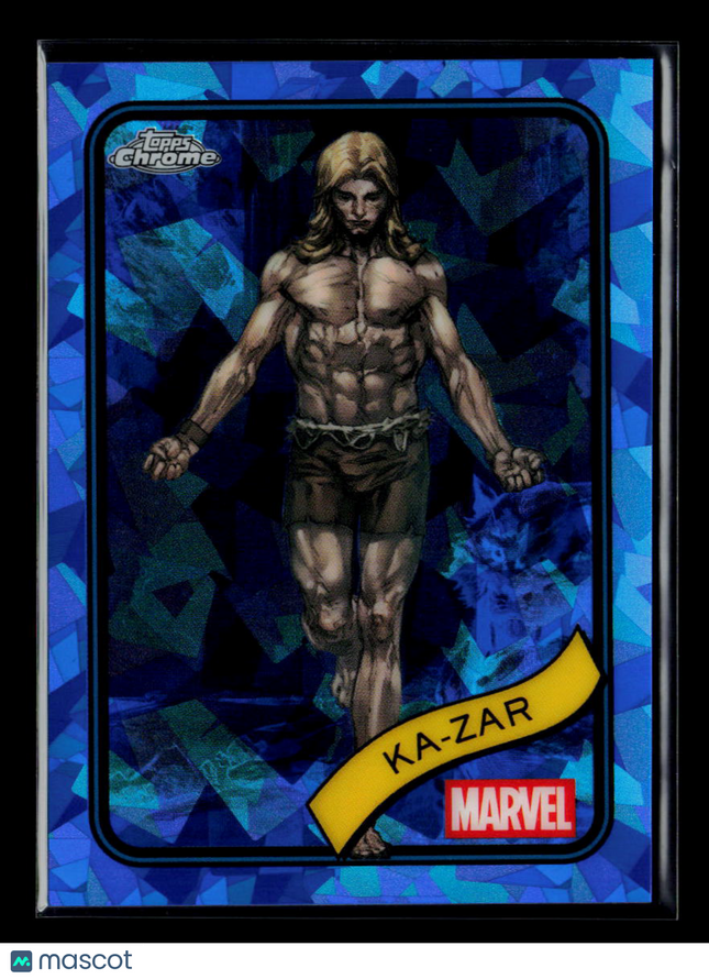 2025 Topps Chrome Marvel Sapphire Ka-Zar #84