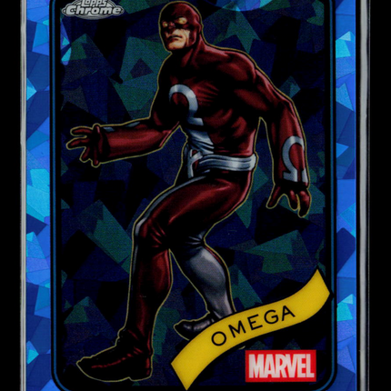 2025 Topps Chrome Marvel Sapphire Michael Pointer Omega #196