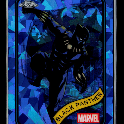 2025 Topps Chrome Marvel Sapphire T'Challa Black Panther #136
