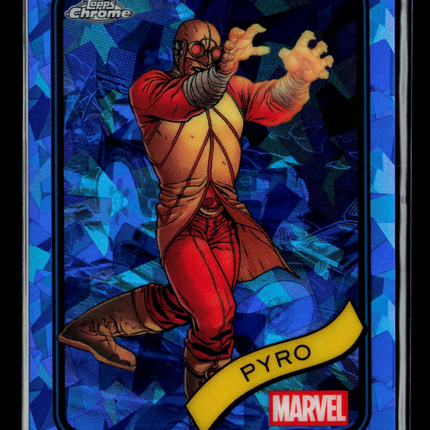 2025 Topps Chrome Marvel Sapphire Pyro #66
