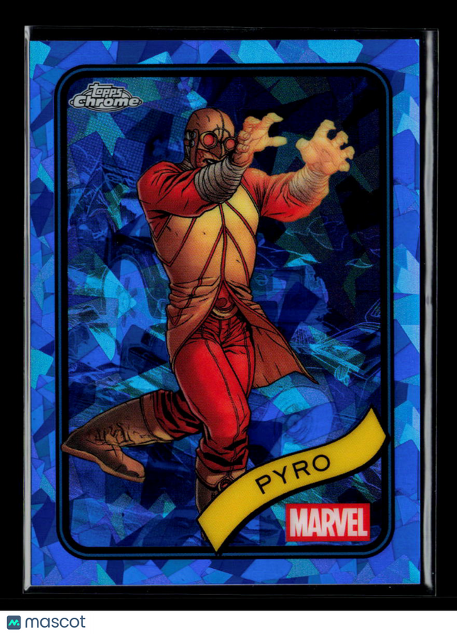 2025 Topps Chrome Marvel Sapphire Pyro #66