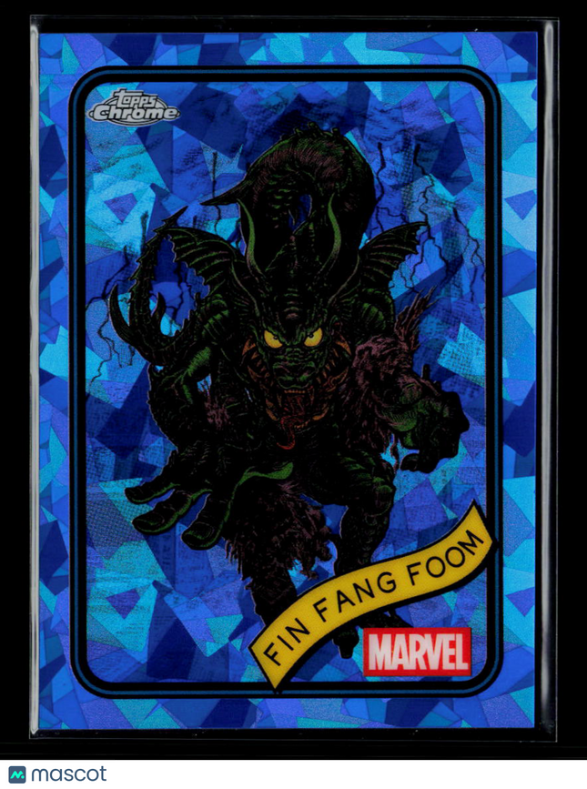 2025 Topps Chrome Marvel Sapphire Fin Fang Foom #53