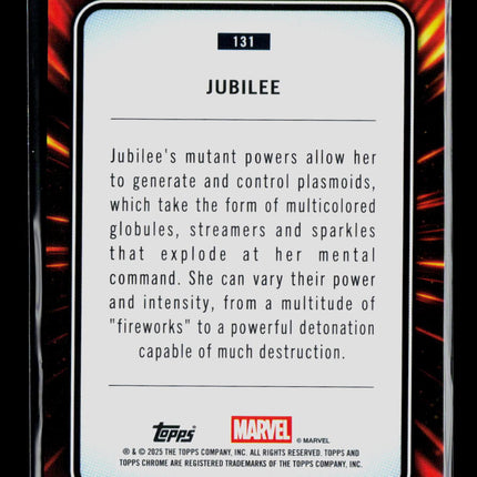 2025 Topps Chrome Marvel Sapphire Jubilee #131