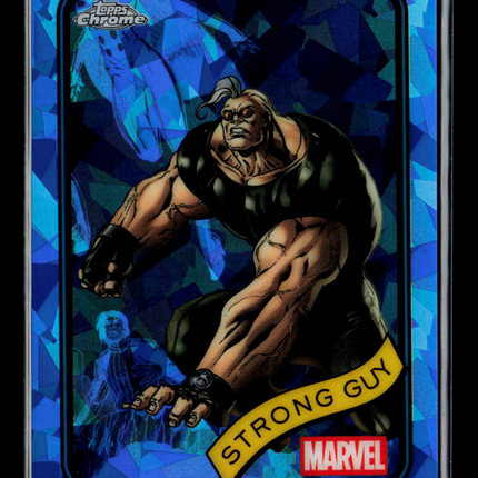 2025 Topps Chrome Marvel Sapphire Strong Guy Guido Carosella #182