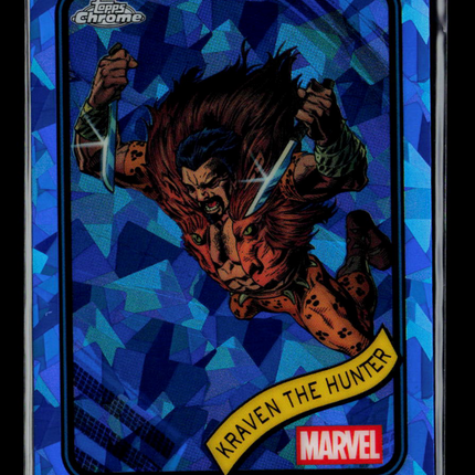 2025 Topps Chrome Marvel Sapphire Kraven the Hunter #18