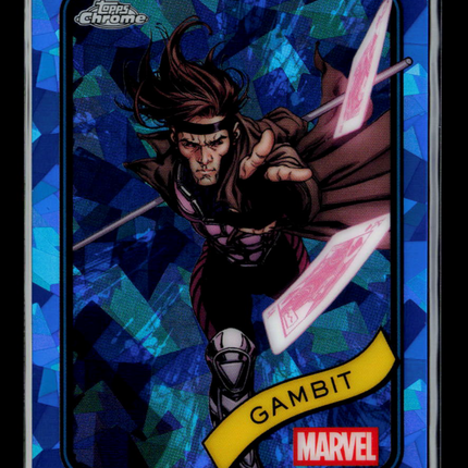 2025 Topps Chrome Marvel Sapphire Gambit #105
