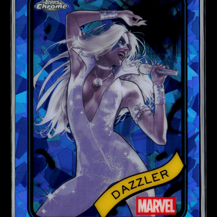2025 Topps Chrome Marvel Sapphire Dazzler #52