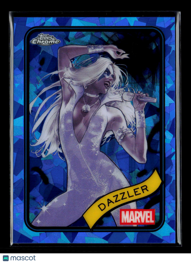 2025 Topps Chrome Marvel Sapphire Dazzler #52