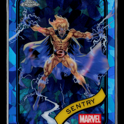 2025 Topps Chrome Marvel Sapphire Sentry #168