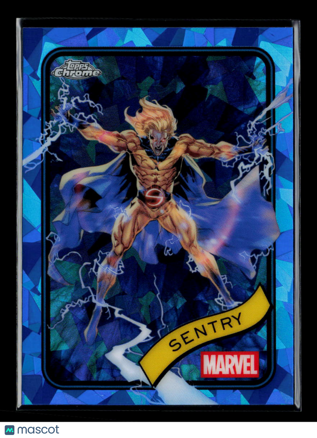2025 Topps Chrome Marvel Sapphire Sentry #168