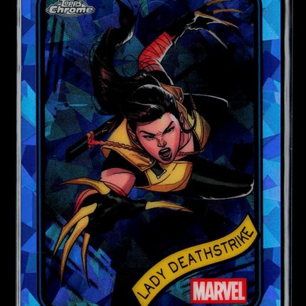 2025 Topps Chrome Marvel Sapphire Lady Deathstrike #64