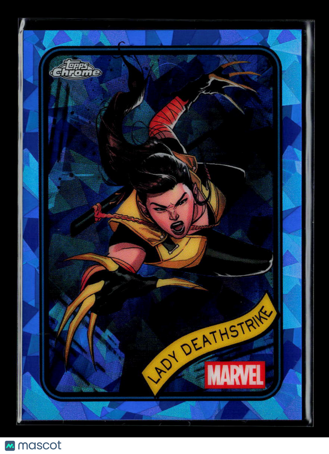 2025 Topps Chrome Marvel Sapphire Lady Deathstrike #64