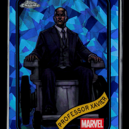 2025 Topps Chrome Marvel Sapphire Professor Xavier #27