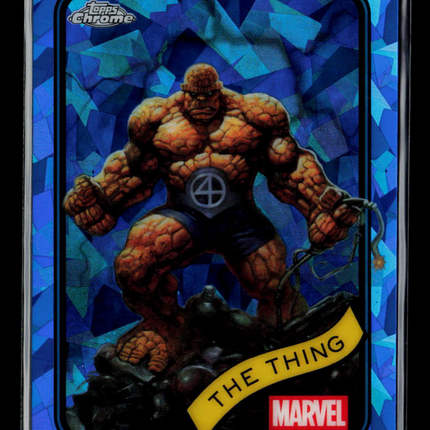 2025 Topps Chrome Marvel Sapphire Ben Grimm The Thing #109