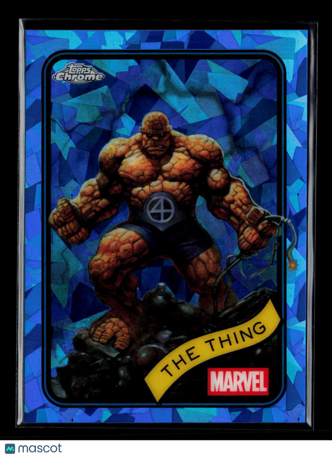 2025 Topps Chrome Marvel Sapphire Ben Grimm The Thing #109