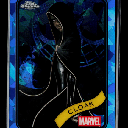 2025 Topps Chrome Marvel Sapphire Cloak #62