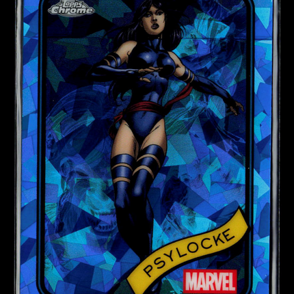 2025 Topps Chrome Marvel Sapphire Psylocke Betsy Braddock #135
