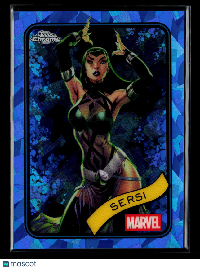 2025 Topps Chrome Marvel Sapphire Sersi #77