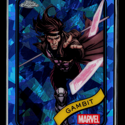 2025 Topps Chrome Marvel Sapphire Gambit #105
